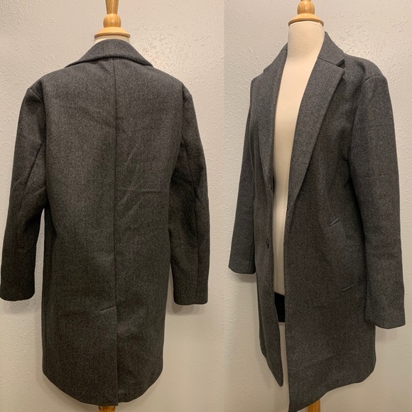 ZARA Gray Trench Coat - Picture 7 of 7